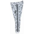 thumbnail image 2 of Ecko Unltd Men's Sweatpants Tropical Print Striped Side Tape Fleece Jogger (Large, White), 2 of 5