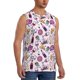 thumbnail image 2 of Fotbe Wine Men's Camiseta sin Mangas Estampada para Hombres, Playera Casual para Gimnasio, Entrenamiento, Playa-Medium, 2 of 7