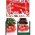 thumbnail image 4 of Worallymy Árbol de Navidad Falda Fiesta en casa Árboles de Navidad Base Cubierta Piso Alfombra Decoración Alfombra Redonda Vacaciones Interior Ornamento, 122cm Worallymy JD735795344, 4 of 7