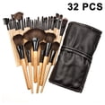 thumbnail image 1 of Juego de 24/32 brochas de maquillaje profesionales, regalo de Navidad, brocha para difuminar base, polvos faciales, rubor, correctores, sombras de ojos, kit de brochas de maquillaje con estuche de, 1 of 8
