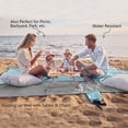thumbnail image 2 of Manta de playa Manta de picnic a prueba de arena Estera ligera para viajes Camping Senderismo Hugtrwg Para estrenar, 2 of 9