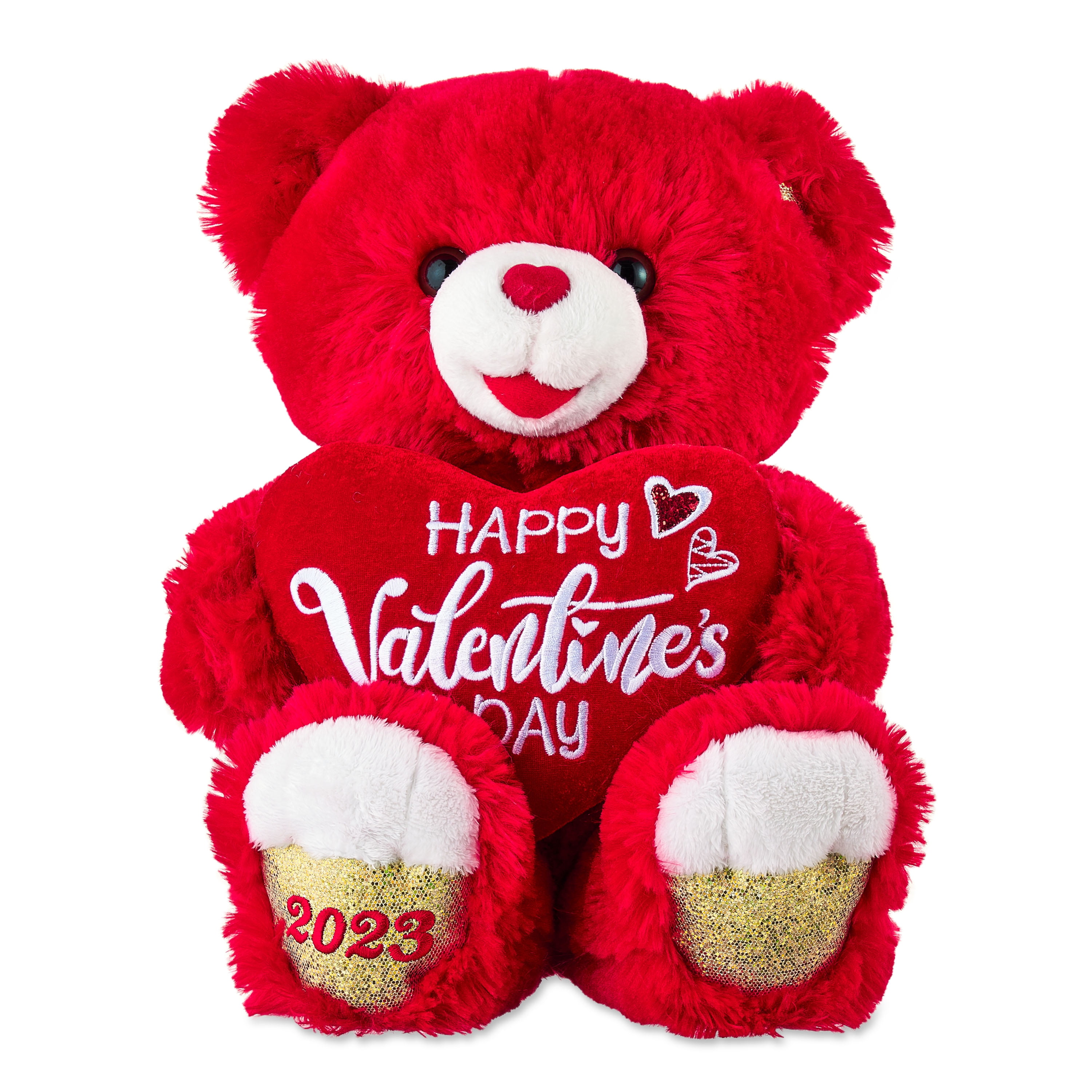 Way to Celebrate! Valentines Day 15in Sweetheart Teddy Bear 2023, Red