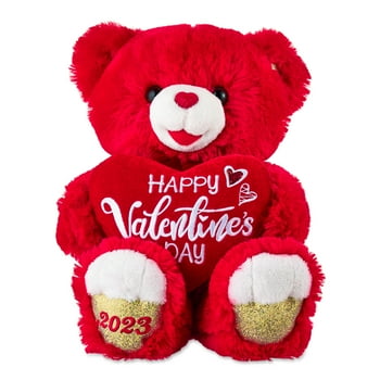 Way to Celebrate! Valentine’s Day 15in Sweetheart Teddy Bear 2023, Red