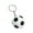 Black, variant on Mightlink Football Key Chain Multi purpose Realistic Three dimensional Smooth Surface Reusable Souvenir Gifts Mini Soccer Key Pendant Sports Ornament for