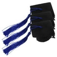 thumbnail image 1 of FELTECHELECTR 3 minipinzas para el pelo de doctorado, horquillas para el pelo con borlas, tocado para fiesta de graduación, decoración para adultos y niños (azul), 1 of 7