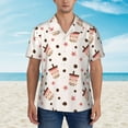 thumbnail image 6 of Picia Milk Tea Gentle Cotton Regular Fit Short Sleeve Casual Hawaiian Shirt for Men-XX-Large, 6 of 9