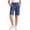 Dark Blue, variant on HAOTAGS Girls Denim Shorts,Elastic Waist Breathable Straight - Leg Shorts with Pocketed Blue Size 11/12