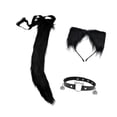thumbnail image 3 of Conjunto de orejas y cola de , accesorios de disfraz para espectáculos de escenario, fiestas y disfraces. Estilo A, 3 of 10