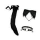 thumbnail image 3 of Conjunto de orejas de gato: diadema, orejas, cola y collar. Accesorios de disfraz de animal de peluche para cosplay. Estilo A, 3 of 9