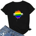 thumbnail image 1 of Chemises à Manches Courtes pour Femmes Mode Été Décontractée Chemise Imprimée Manches Courtes Tee Tops Femmes Manches Courtes Tops Femmes Manches Courtes, 1 of 3