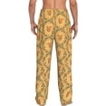 thumbnail image 3 of Goofa Cartoon Squirrel Printed Soft Pajama Pants for Men, Wide Leg Comfy Casual Lounge Yoga Pants-, 3 of 9