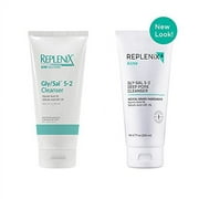 Replenix Gly-Sal Deep Pore Acne Cleanser - Oil-Free & Medical Grade Cream to Foam Face Wash & Treatment with Glycolic & Salicylic Acid