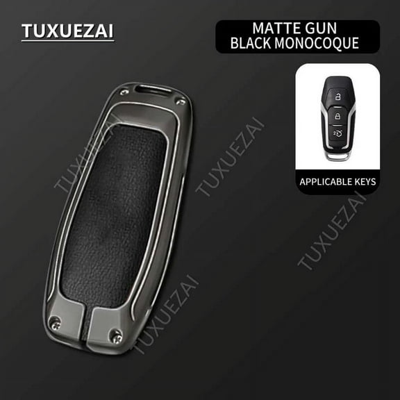 Zinc alloy Car  Key Case Cover For Ford C 3-buttons key case F-150 F-250 F-350 Explorer Ranger KA Protect Shell Bag Accessories