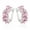 Pink Sapphire, variant on Gorgeous 925 Silver Drop Earrings for Women Pink Cubic Jewelry A Pair/set-Pink Sapphire