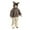 Coffee, variant on Toddler Boys Girls Hooded Fleece Jacket Teddy Coat Cute Bear Ears Hoodie Zip Up Sherpa Lightweight Long Sleeve Thick Warm Outerwear Winter Warm Outwear with Pocket