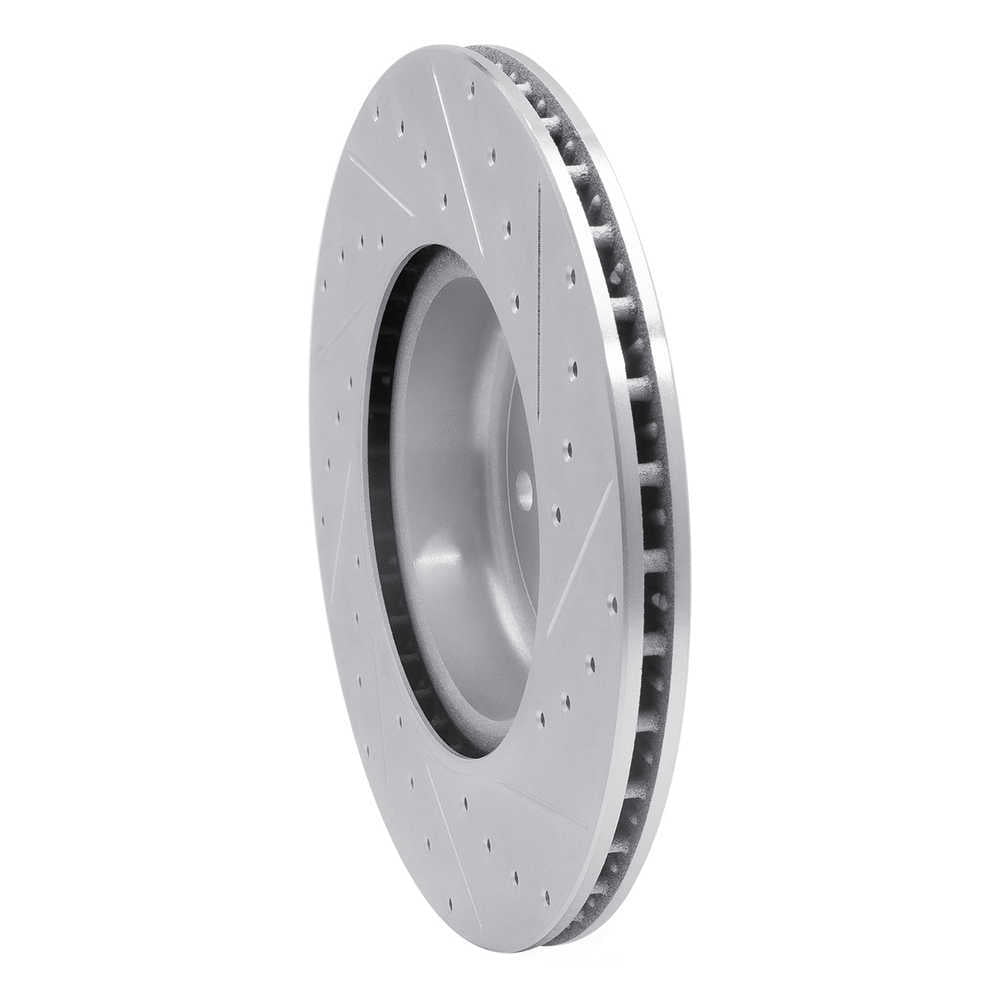 Dynamic Friction Company 631-31130L DFC Brake Rotor - Drilled And Slotted - Silver