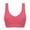 Red, variant on Women's Plue Size Seamless Comfort Wire-Free Sports Bras