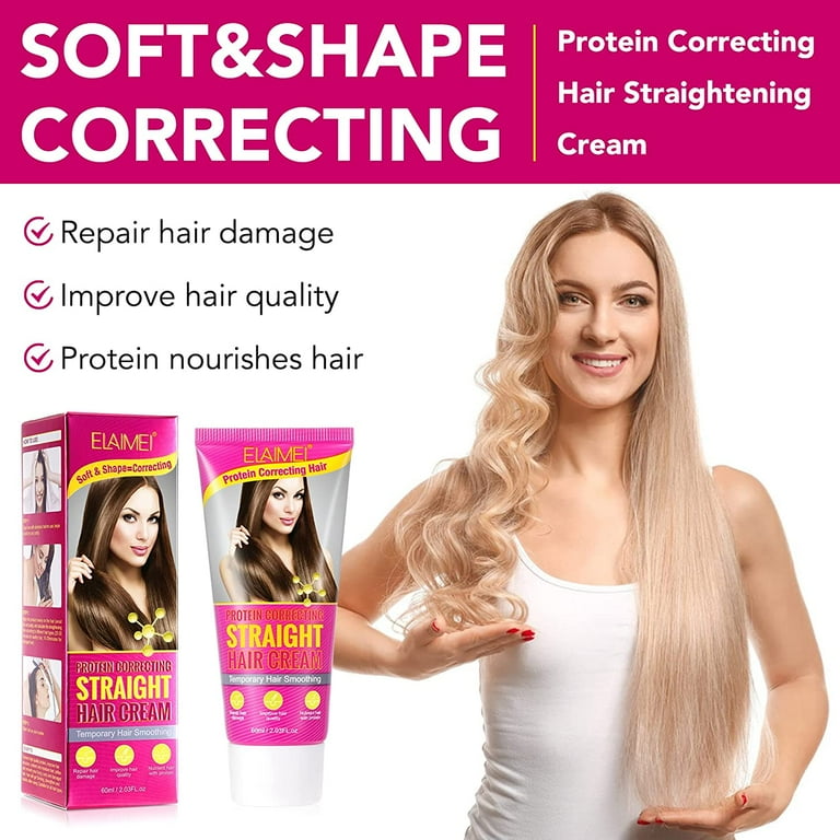 Temporary hair straightener top