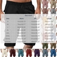 thumbnail image 2 of Chiccall Mens Cargo Shorts Lightweight Summer Casual Elastic Waist Drawstring Outdoor Hiking Work Shorts with Multi Pockets, 2 of 7