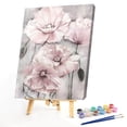 thumbnail image 3 of Cuadros Decorativos Kit de pintura al óleo de flor rosa por números cuadro de lienzo para adultos niños sin marco Ndcxsfigh Nuevos Originales, 3 of 9
