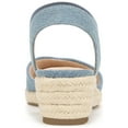 thumbnail image 6 of LifeStride Womens Kimmie Wedge Espadrilles - Medium & Wide Width, 6 of 9
