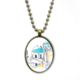 thumbnail image 1 of Pueblo de Imerovigli en Santorini, Grecia Collar Colgante de cadena vintage Colección de joyas colgantes Unbranded M, 1 of 3