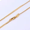 18k 2MM Gold Filled Cuban Link chain 24"