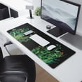 thumbnail image 2 of Impressive XXL Extended Gaming Mouse Pad: High-Quality Desk Pad with Stitched Edges, Non-Slip Rubber Base, Ideal for Work, Game, Office, Home - Unique Weeds Design, 31.5 x 11.8 inch, 2 of 7