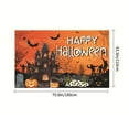 Decorations With Bats Skeletons And Scenes For Atmosphere Party Flags ...