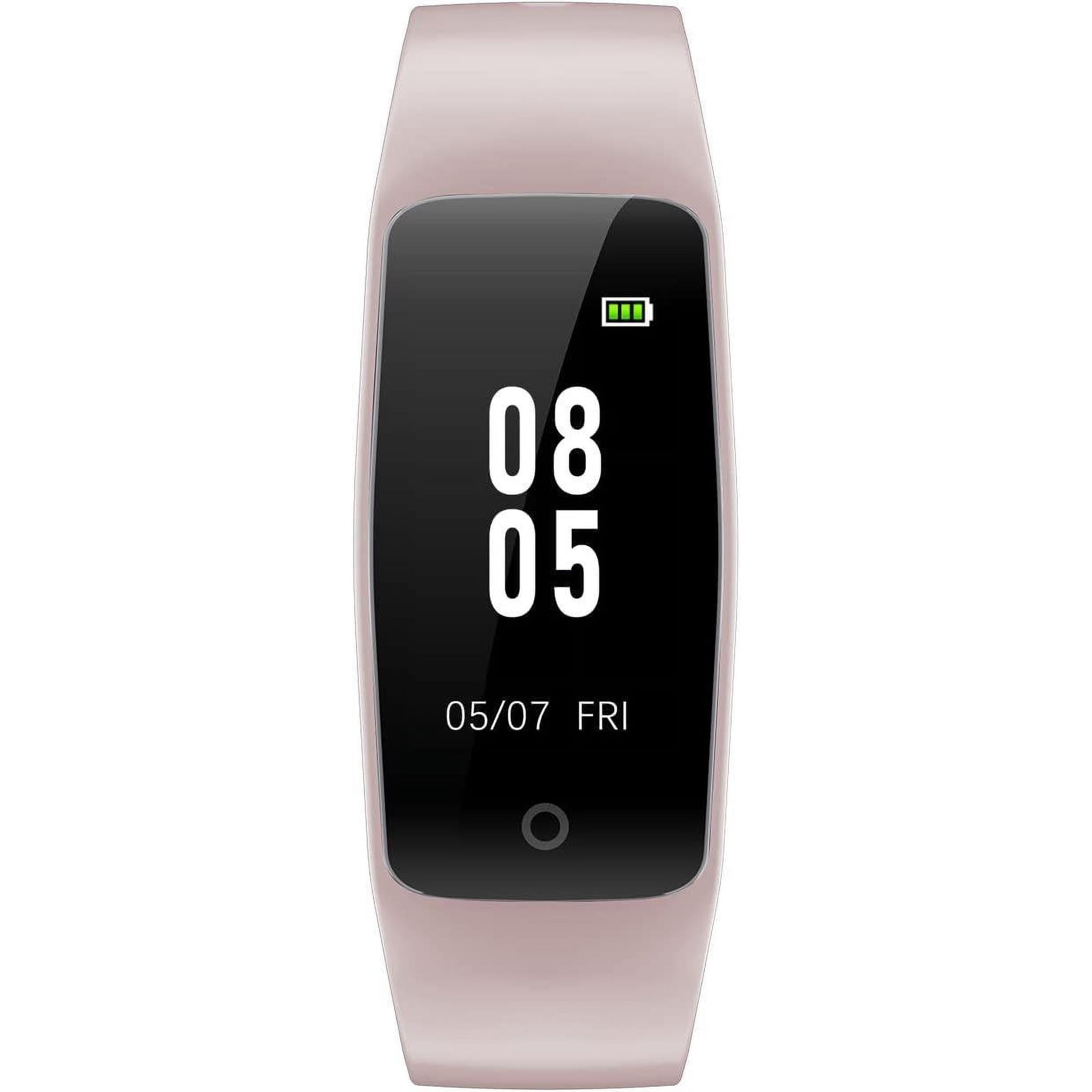 GRV Montre Podomètre Non Connectée IP68 – Pas, Calories, Distance, Sommeil, Autonomie 7 Jours, Charge USB, Pour Homme/Femme/Enfant