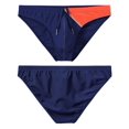 thumbnail image 4 of TANBOM Men's Polyamide Sexy Drawstring Triangle Swim Trunks Lightweight Comfortable DarkBlue L, 4 of 5