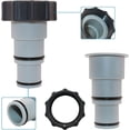 thumbnail image 5 of Adaptador de manguera de repuesto Intex para bombas - Serie A - Con rosca - Paquete de 2 25077RP 8" Gris, 5 of 5