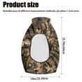 thumbnail image 7 of Uorisanigo Waterproof ATV Seat Cover Non-Slip Breathable Universal Camo Forest Print Seat Covers Dustproof Compatible with Polaris Sportsman Polaris Scrambler Honda Rancher, 7 of 7