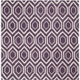 thumbnail image 2 of SAFAVIEH Chatham Graham Geometric Wool Area Rug, Purple/Ivory, 7' x 7' Square, 2 of 8