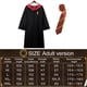 thumbnail image 4 of Traje de estilo académico con capucha para niños y adultos, bata de juego, ropa de fiesta, 4 of 8