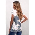 thumbnail image 3 of ABPHQTO Camiseta Mujer Gris Estampado Floral, 3 of 5