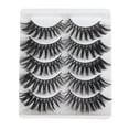 thumbnail image 2 of Fridja Eyelashes 3D 3D Eyelashes Thick Eyelashes 5 Pairs Pack High-grade Fiber, 2 of 7