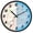Cute Sheep Head, variant on Dailycode Night Light Wall Clock Glow in The Dark 12 inch Battery Operated Silent Luminous Clocks, Shining Blue Wave