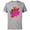Athletic Heather, variant on Disney and Pixar’s Turning Red RPG Cute Panda - Short Sleeve Cotton T-Shirt for Adults - Customized-White