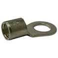 thumbnail image 2 of (25) Non-Insulated 2 AWG Gauge Ring Connector 1/2" Stud Electrical Wire Terminal - USA, 2 of 5