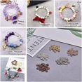thumbnail image 5 of ZHAOCHENG 200 cuentas espaciadoras de aleación de flores para hacer joyas, collares y pulseras, 4 mm, 5 of 5