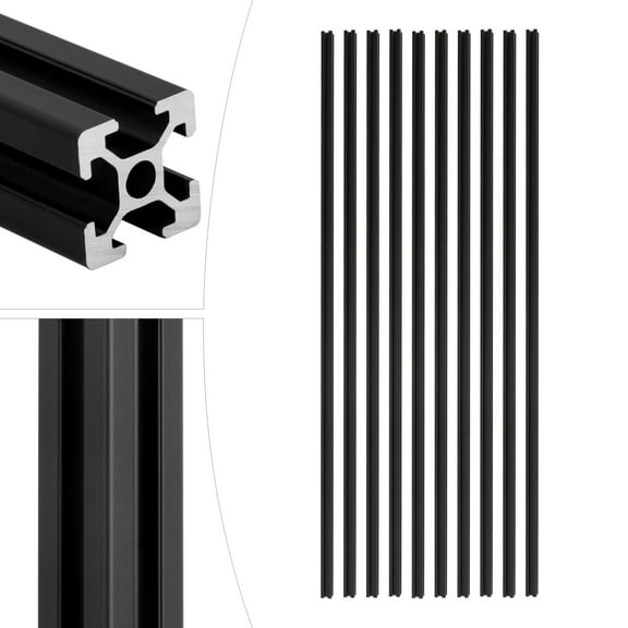 ChicHomey 10pcs T Slot Aluminum Extrusion – 1 Meter Length,High Strength Durable for Automation Equipment,Robust Extruded Aluminum Rail for 3D Printer, CNC Machine DIY