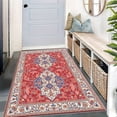 thumbnail image 6 of 6.5'x10' carpet runner large carpet for bedroom fuzzy area rug medium pile area rug neutral area rug, 6 of 10