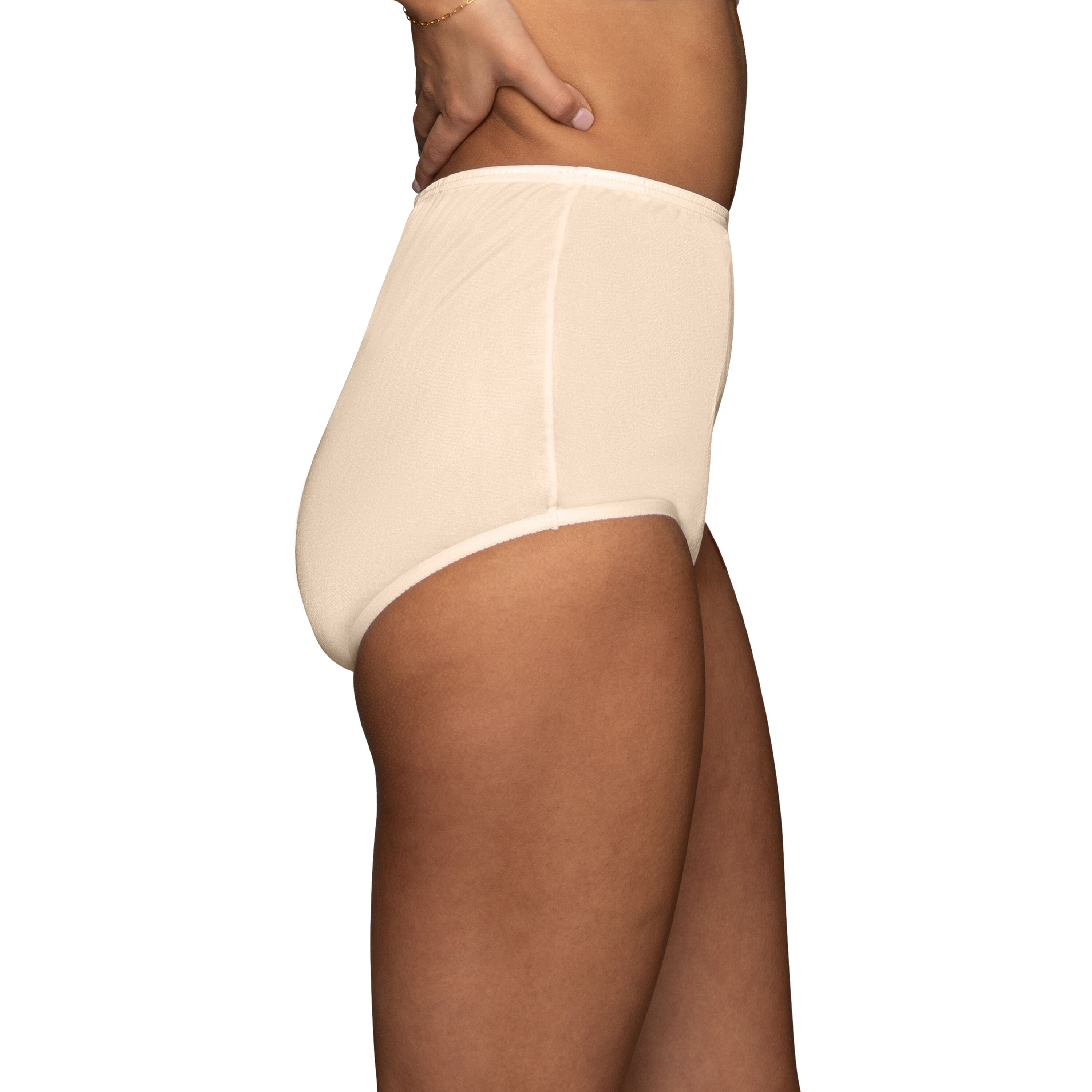 Women's Vanity Fair Lingerie® Perfectly Yours Ravissant 3-Pack Brief Panty Set 15711 Color: Fawn Asst Size: 9