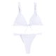 thumbnail image 1 of Bikini sexy de color sólido con cintura dividida para mujer a la moda Fridja nalpqowj57922, 1 of 5