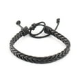 thumbnail image 5 of Jiaroswwei 4Pcs/Set Vintage Handmade Woven Leather Rope Bracelet Bangle Men Jewelry Gift, 5 of 7