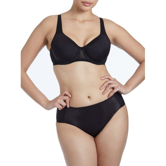 Cupid Light Control Waistline Hi-Cut Panty Brief with Tummy Panel, 2-Pack (Women's)