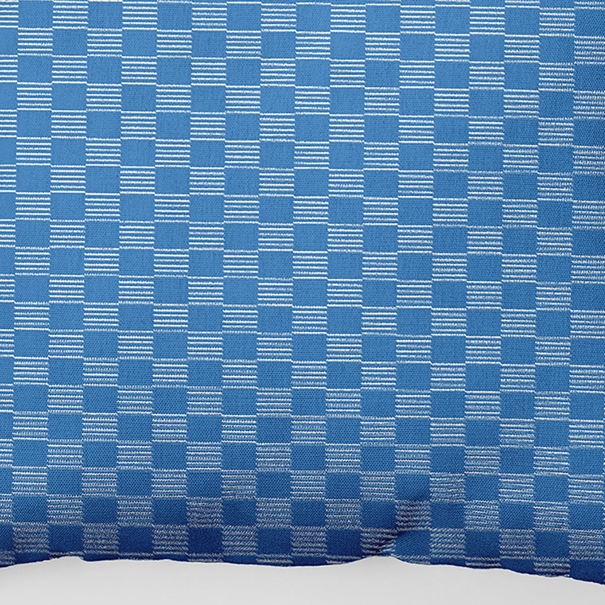 Simply Daisy 16" x 16" Read Between the Lines Geometric Outdoor Pillow, Blue (1 count)
