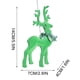 thumbnail image 3 of Christmas Flocking Wreath Cute Scene Solar Decorative Pendant, 3 of 6
