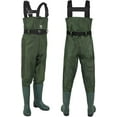 thumbnail image 2 of Bootfoot Chest Waders, Fishing Waders 2-Ply Nylon Waterproof Hunting Waders with Boot Hanger for Men and Women, 2 of 5